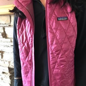 Patagonia Quilted Primaloft Vest Purple